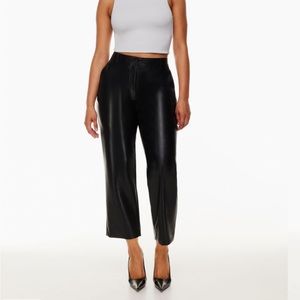 Aritzia Babaton Command Vegan Leather Pants NEW